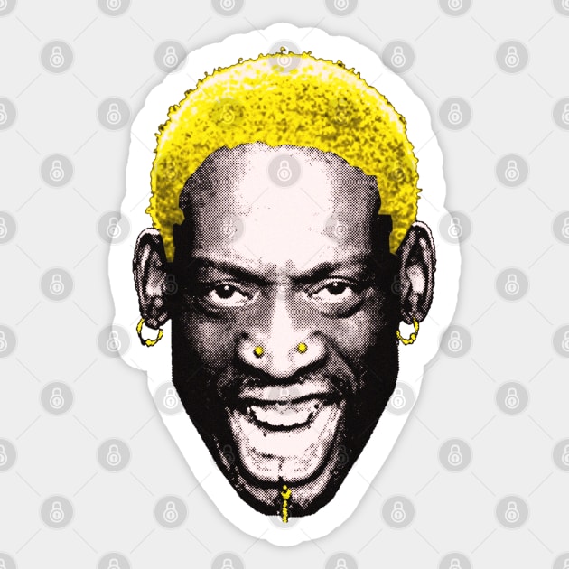 Rodman yellow Sticker by tdK